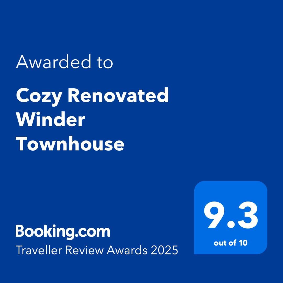 Cozy Renovated Winder Townhouse Traveller Awards 2025 Winner المظهر الخارجي الصورة